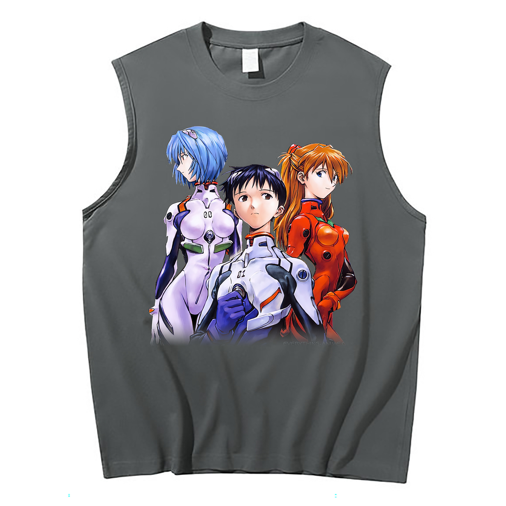 （画像用） EVA 新世紀エヴァンゲリオン コットン100％タンクトップ（フロントプリント）